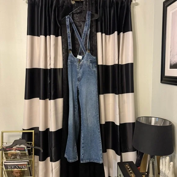 ROLLAA ROLLA’S HIGHWAY OVERALLS CROPPED FLARE JEANS - Picture 4 of 9